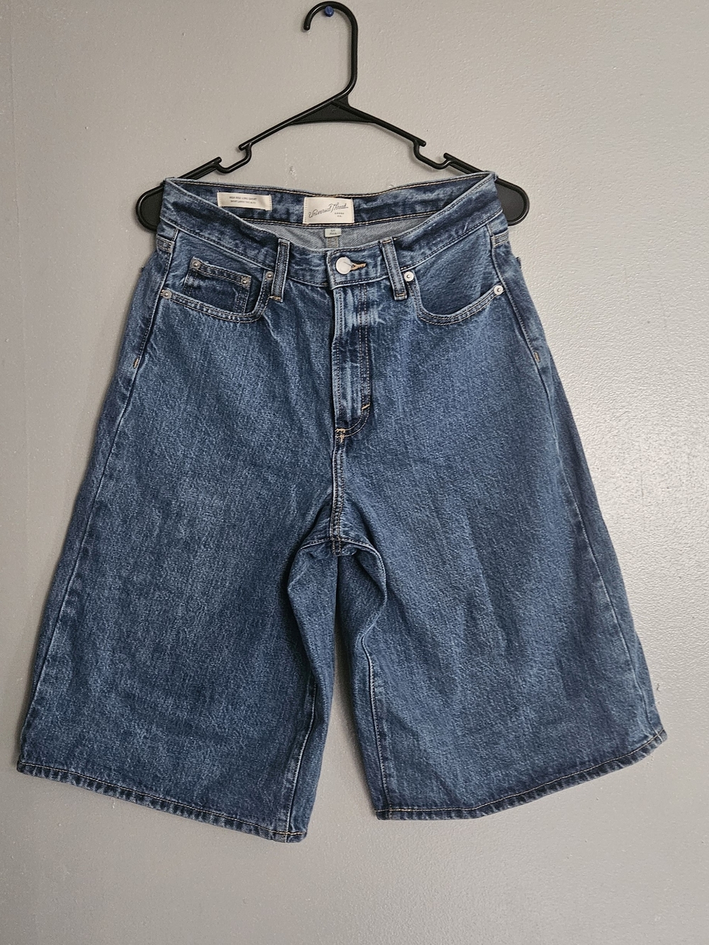Universal Thread Women's Relaxed Denim Culottes - Blue